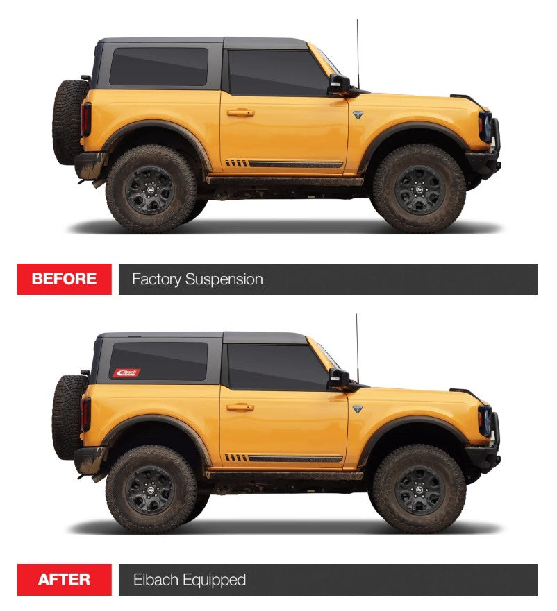 Kit de Espirales de Levante Delantero y Trasero PRO-LIFT-KIT para Ford Bronco Wildtrak (2021+) – Eibach - imagen 3