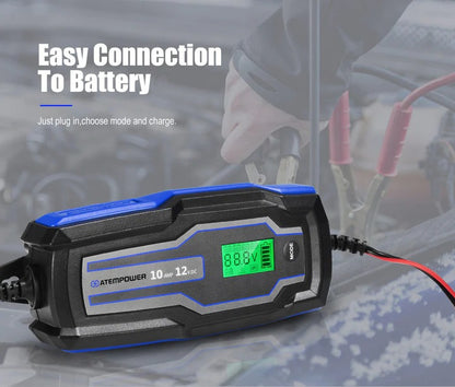 Cargador de bateria inteligente 10a 6v 12v | Atempower