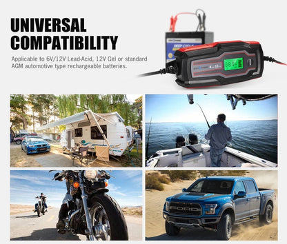 Cargador de Bateria Inteligente 4A 12V | Atempower