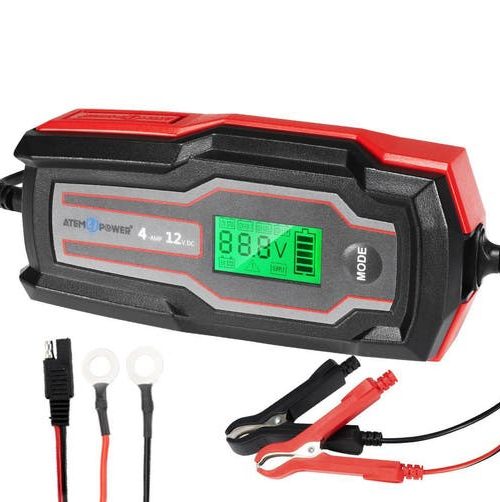 Cargador de Bateria Inteligente 4A 12V | Atempower