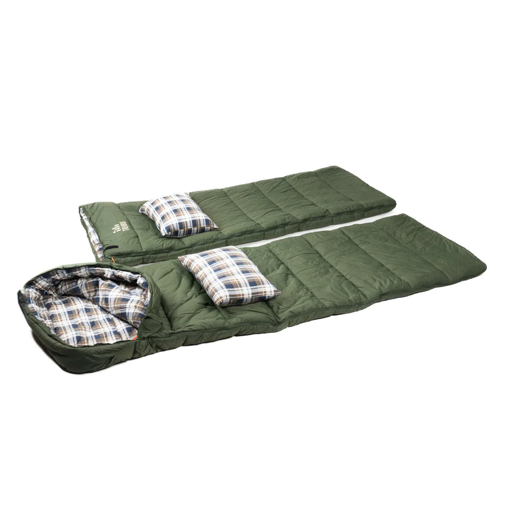 Saco de Dormir Doble + 2 Almohadas modelo Orca – TRIBU