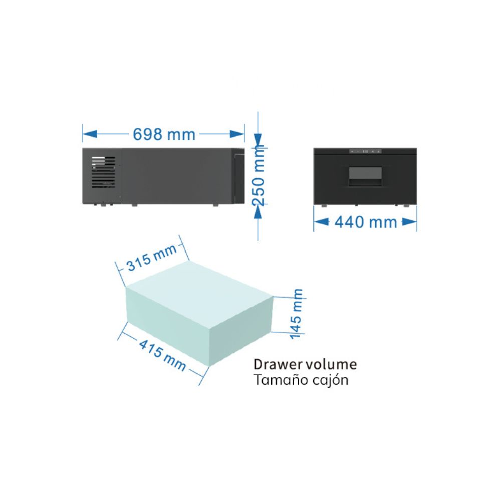 Refrigerador / Freezer D30 Capacidad de 20 L con Cajón Extraíble – Alpicool