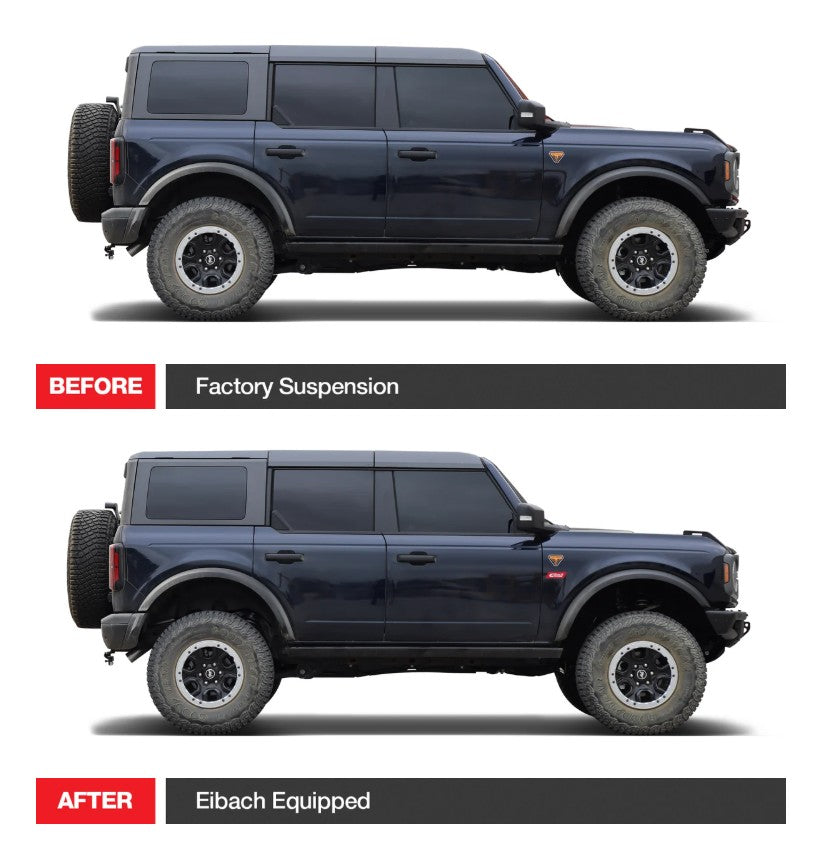 Kit de Espirales de Levante Delantero y Trasero PRO-LIFT-KIT para Ford Bronco Wildtrak (2021+) – Eibach - imagen 4