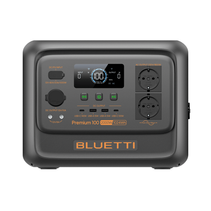 Estación de Energía Portátil PREMIUM 100 V2 2000W 1024Wh – Bluetti