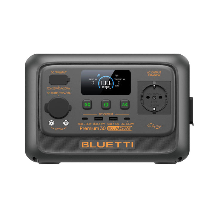 Estación de Energía Portátil PREMIUM 30 V2 600W 320Wh – Bluetti