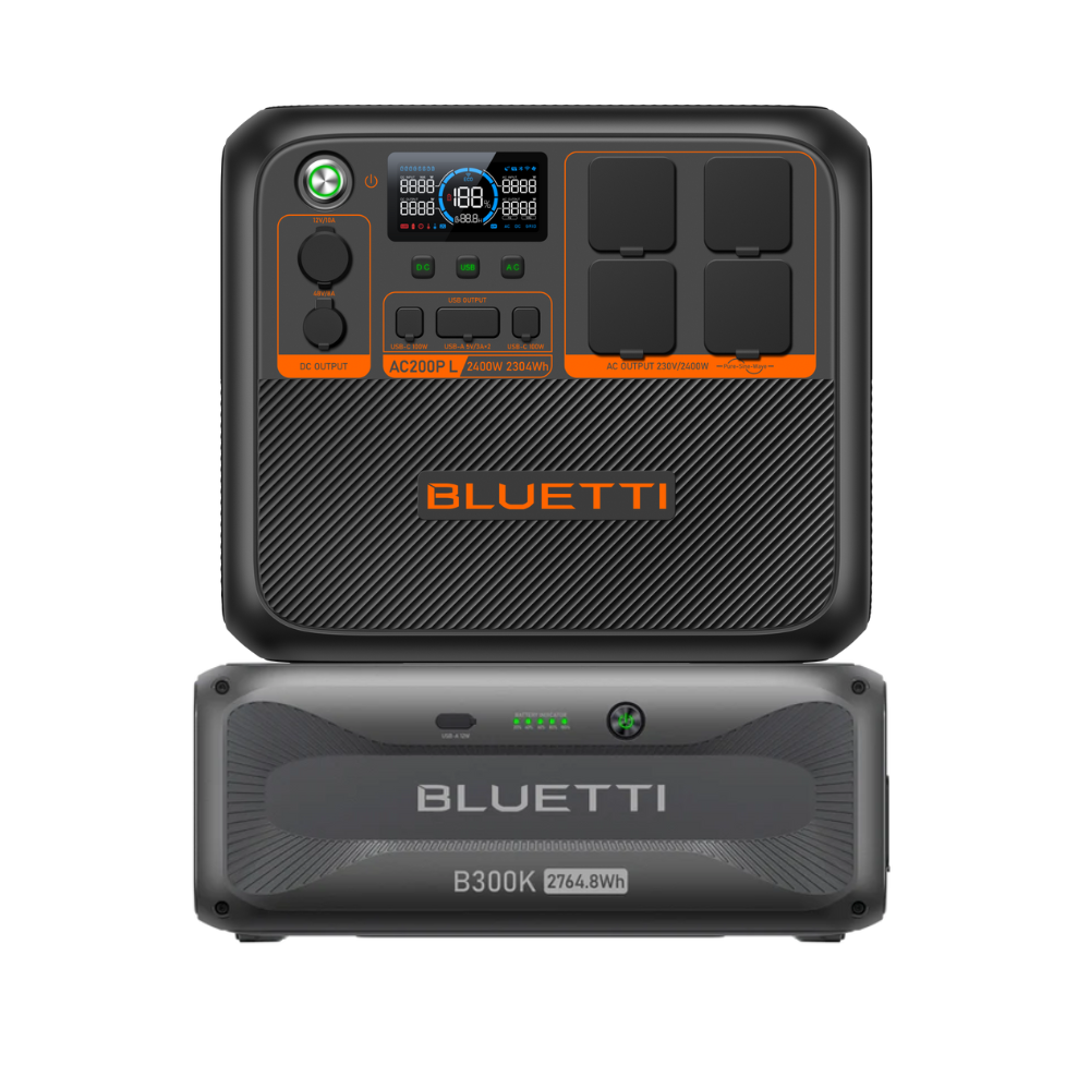 Estación Energía AC200PL + Batería B300K - 2400W - 5008WH – Bluetti