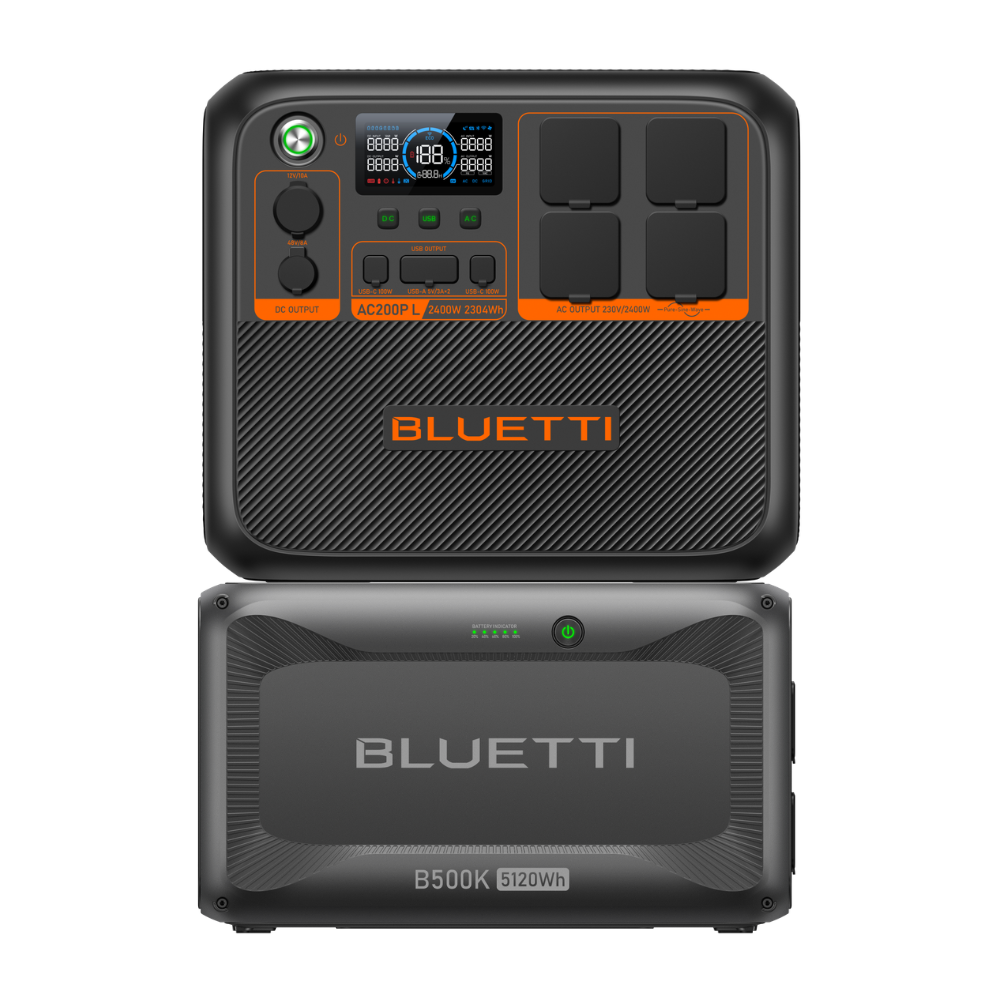 Estación Energía AC200PL + Batería B500K - 2400W - 7424WH – Bluetti