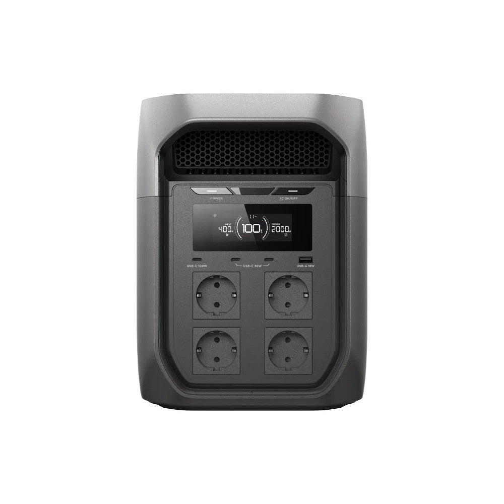 Estación Energía DELTA 3 MAX - 2400W - 2048WH – EcoFlow