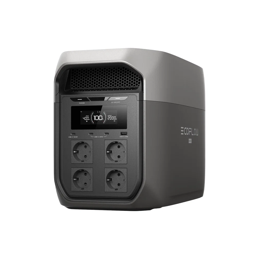 Estación Energía DELTA 3 MAX - 2400W - 2048WH – EcoFlow