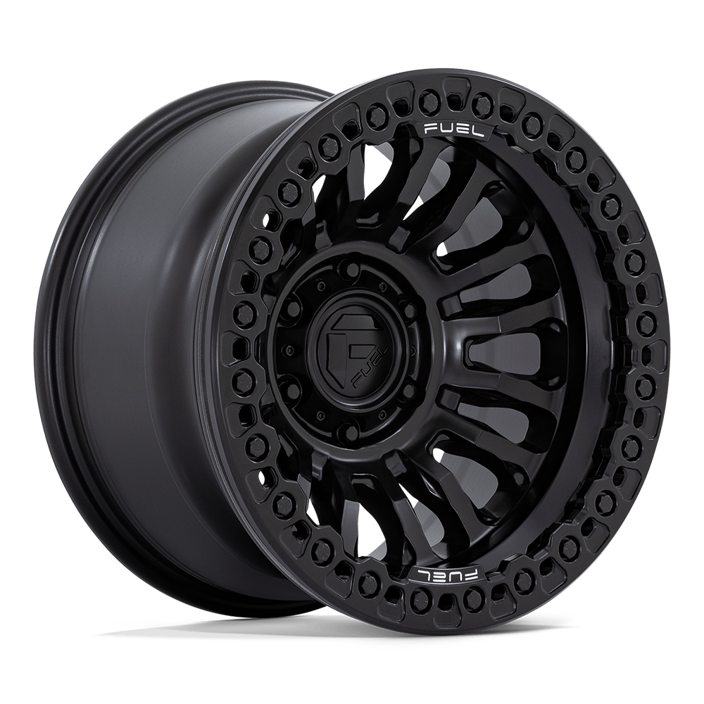 Llanta Rincon Matte Black Con Gloss Black Lip 6x139.7 R17 Offset -1 mm – Fuel Off-Road