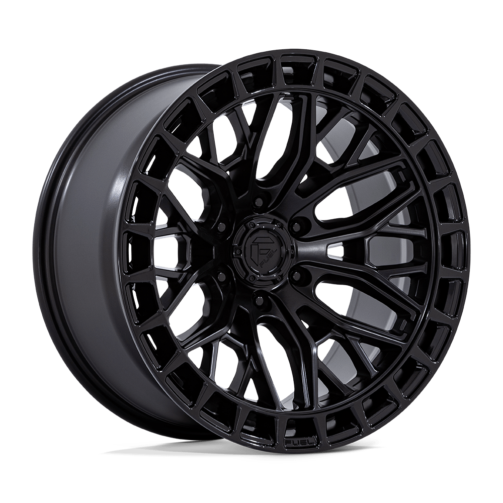 Llanta Sigma Blackout Con Gloss Black Lip 6x139.7 R17 Offset -12 mm – Fuel Off-Road