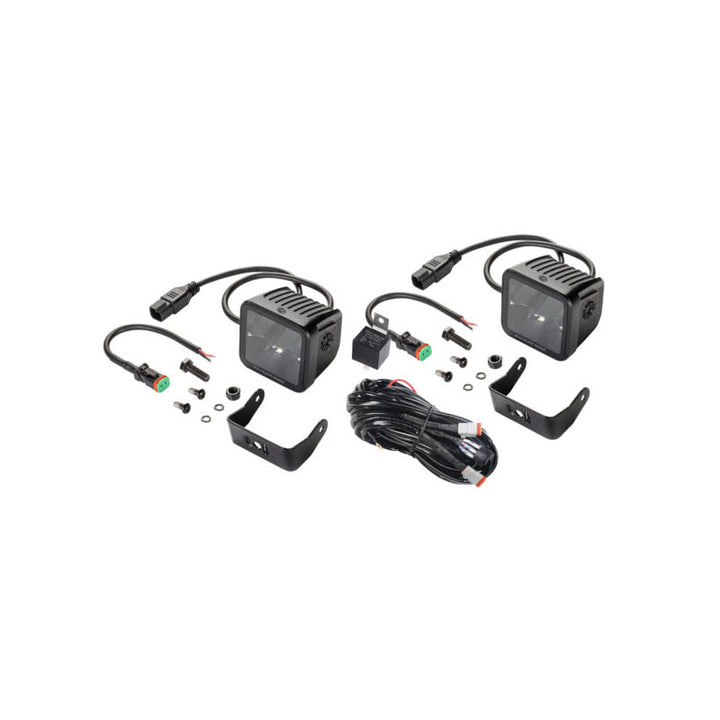 Kit Faros LED 3.2" y 3.000 lm Spot Beam de Línea Black Magic – Hella
