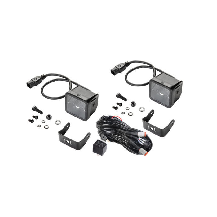Kit de faros LED de iluminación OffRoad Hella con accesorios y cableado para vehículo todo terreno