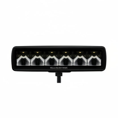 Mini Barra 6 LED Hella con diseño compacto y potente iluminación para vehículos todo terreno