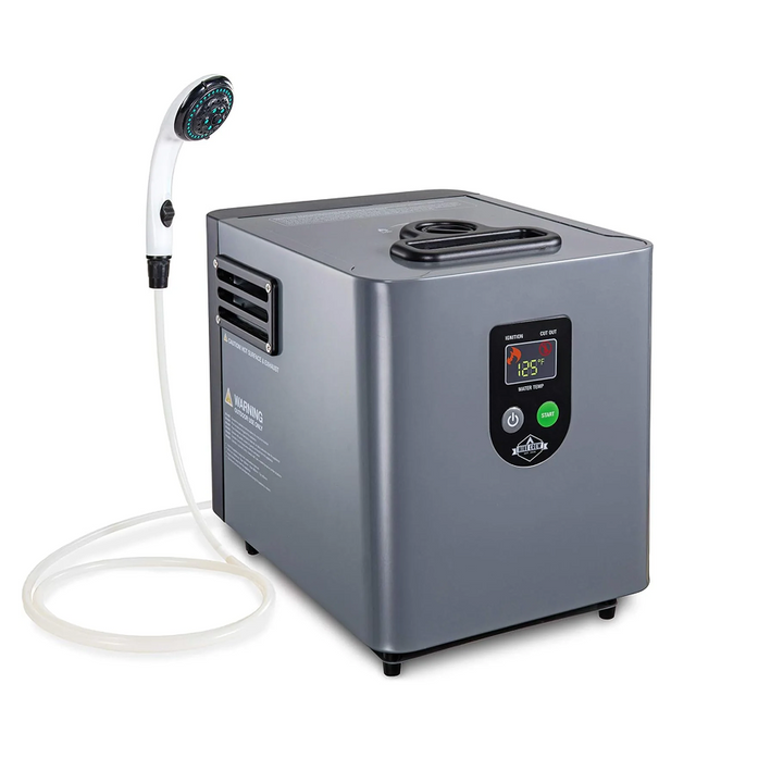 Ducha Portátil 12 V con Calefacción a Gas 18.000 BTU – Aquacube