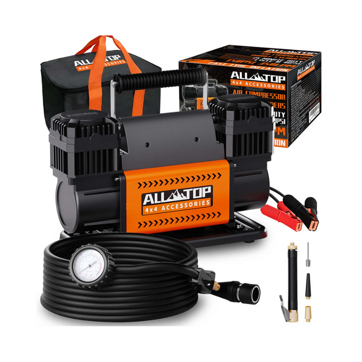 Compresor De Aire Doble Pistón 12V Alto Flujo De 300 (L/min) – ALL-TOP