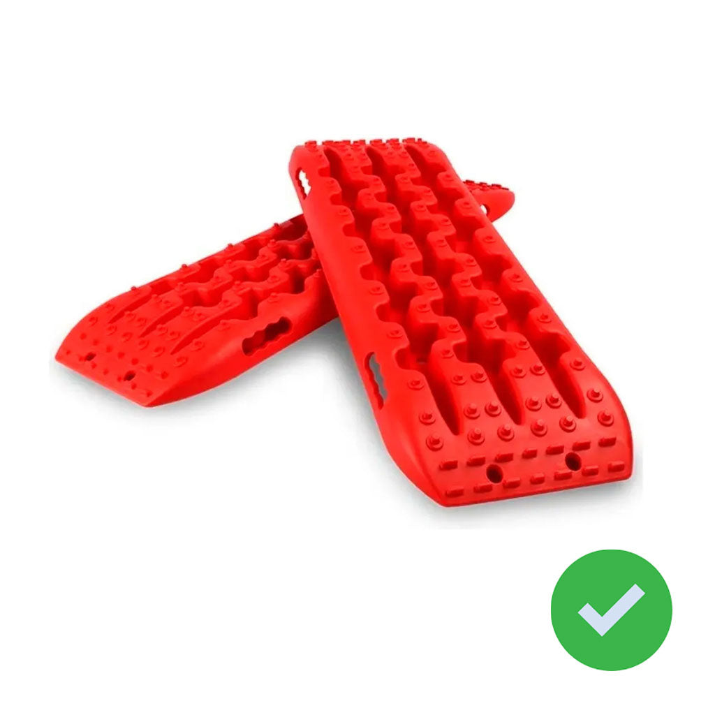 Kit de Montaje ALL-TOP con placas de tracción rojas para herramientas off-road