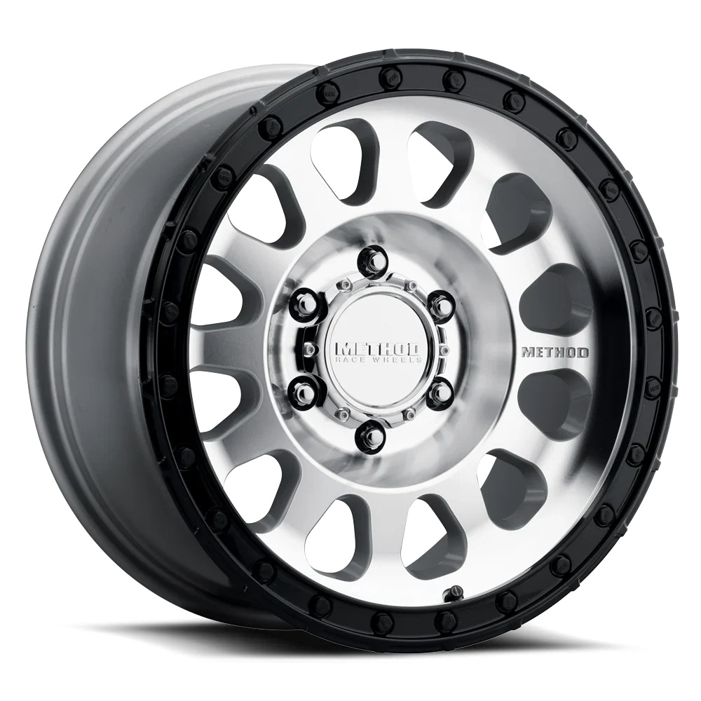 Method 315 Machined & Gloss Black Lip 17x8.5 6x135