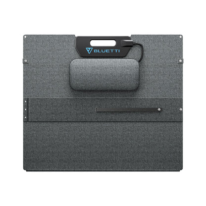 Panel Solar Plegable 350W de Bluetti con diseño portátil y asa para fácil transporte