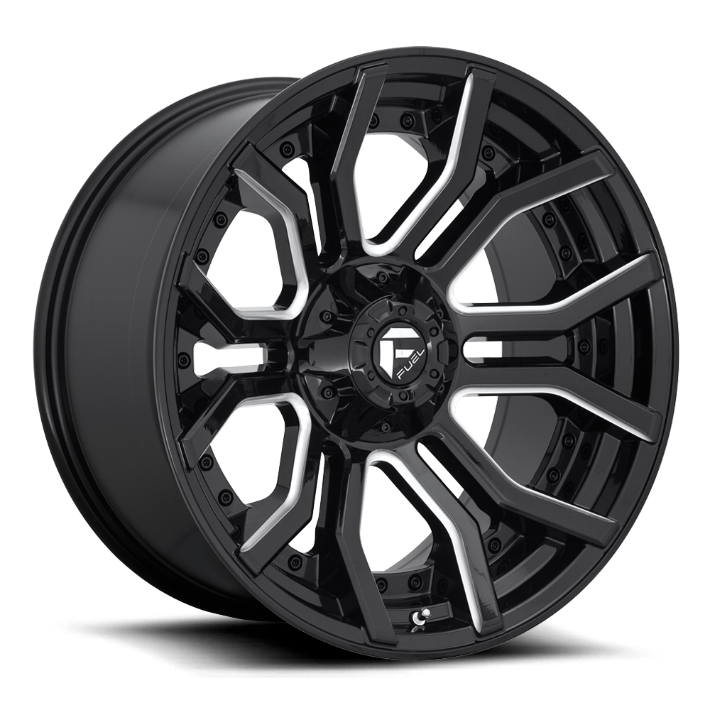 Llanta Rage Gloss Black Milled 6x135/6x139.7 R20 Offset +1 mm – Fuel Off-Road