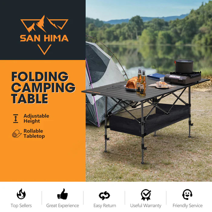 Mesa Plegable de Camping con Altura Regulable – San Hima