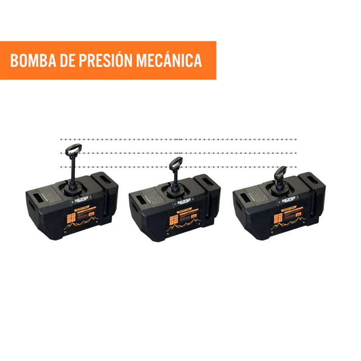 Estanque de Agua de 24L y Ducha Portátil a Presión con Bomba Manual – MOAB