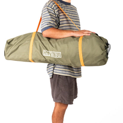 Silla de Camping Doble de TRIBU en bolsa de transporte resistente y práctica para actividades al aire libre