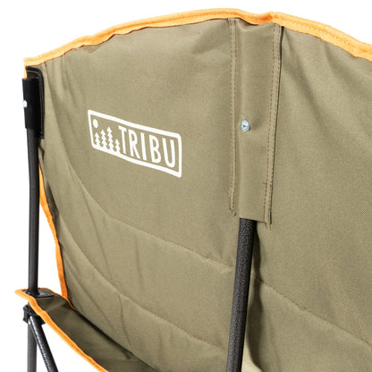 Silla de Camping Doble TRIBU con respaldo alto y diseño ligero para mayor comodidad al aire libre